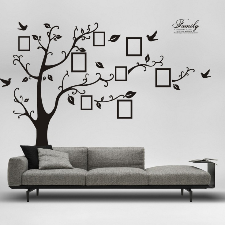 Free Shipping:Large 200*250Cm/90*120in Black 3D DIY Photo Tree PVC Wall Decals/Adhesive Family Wall Stickers Mural Art Home Decoration
Free Shipping:Large 200*250Cm/90*120in Black 3D DIY Photo Tree PVC Wall Decals/Adhesive Family Wall Stickers Mural Art Home Decoration