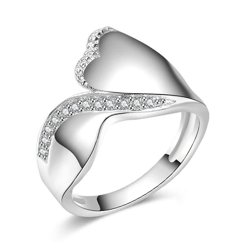 Free Shipping New 925 Sterling Silver fashion jewelry Heart zircon ring hot sell girl gift 1490
Free Shipping New 925 Sterling Silver fashion jewelry Heart zircon ring hot sell girl gift 1490