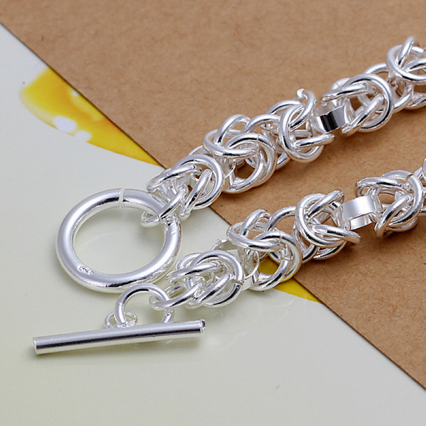 Hot sale best gift 925 silver Leading TO Bracelet DFMCH033,brand new fashion 925 sterling silver plated Chain link bracelets