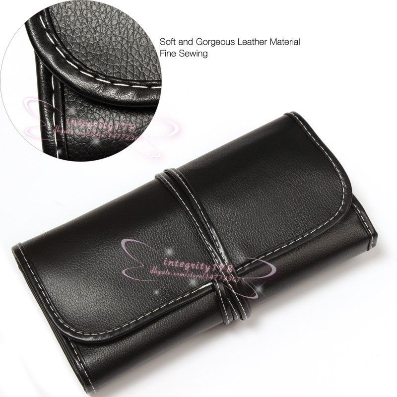 high quality 24Pcs Professional Makeup Brushes Cosmetic Brush Set Kit Tool with retail soft case 10pcs/lot DHL free shipping