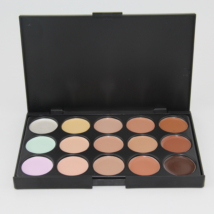 15 Colors Concealer Foundation Contour Face Cream Makeup Palette Pro Tool for Salon Party Wedding Daily 0061MU
15 Colors Concealer Foundation Contour Face Cream Makeup Palette Pro Tool for Salon Party Wedding Daily 0061MU