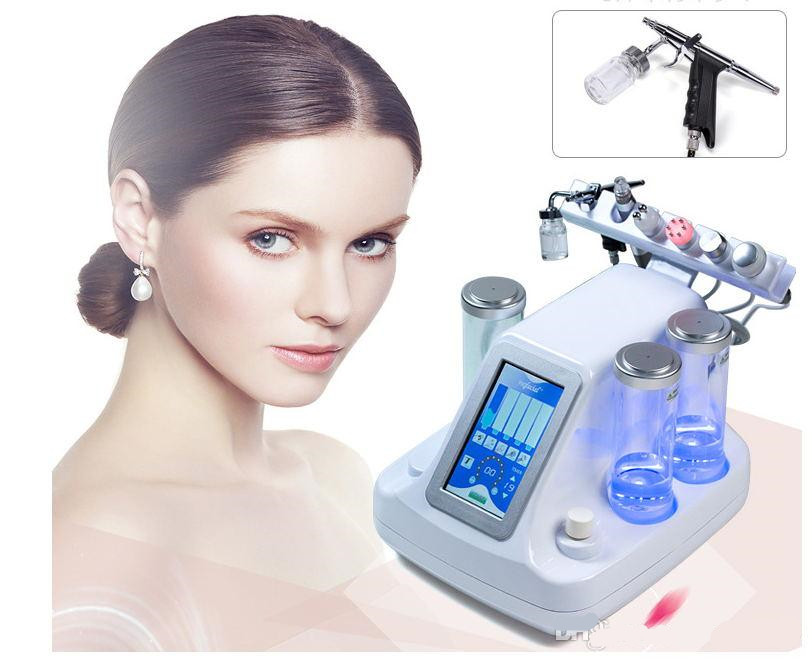 6 in1 Water facial Dermabrasion Oxygen Jet Cold Hammer BIO Face Lift Ultrasonic Machine Microdermabrasion Hydro Peeling Spa Equipment