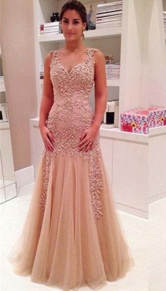 Long Mermaid Evening Dresses 2016 Women Sheath Prom Gowns Cheap Plus Size Elegant Evening Dresses with Zipper Appliques