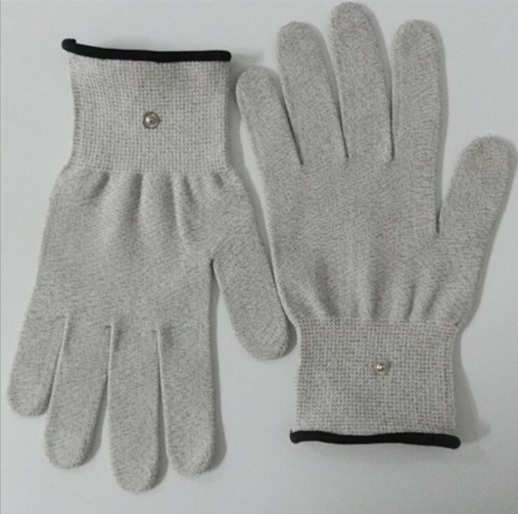 Electrode Gloves For Tens Unit Electronic Pulse Massager EMS Therapy Massage Arthritis Pain Relieve Glove Top Quality