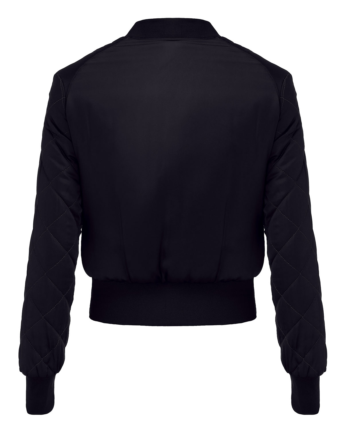 2015 Fall Winter Newest Fashion Women V-Neck Quality Jacket Short Cropped Thin Padded Zipper Up Coat Pilots Outerwear 3 Color FG1511