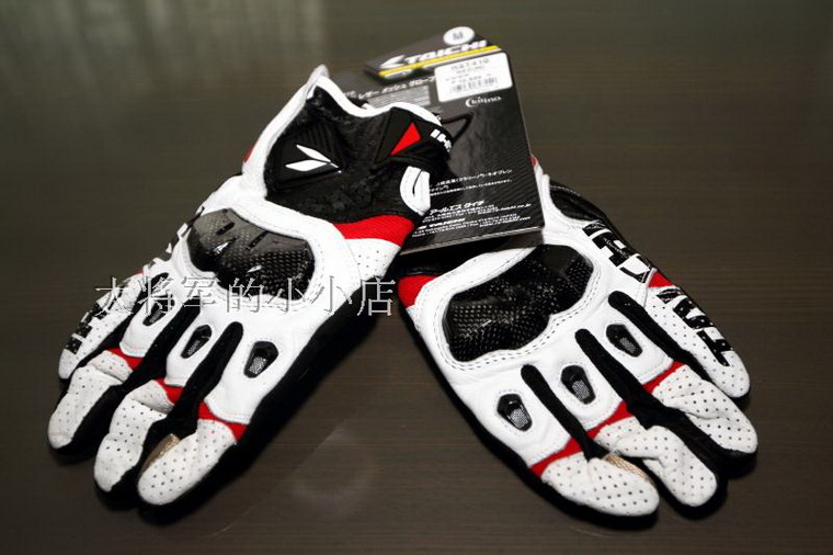 latest Motorcycle Racing gloves RS TAICHI RST410 South Korea imported leather Punch carbon fiber motorbike gloves 4 colors452
