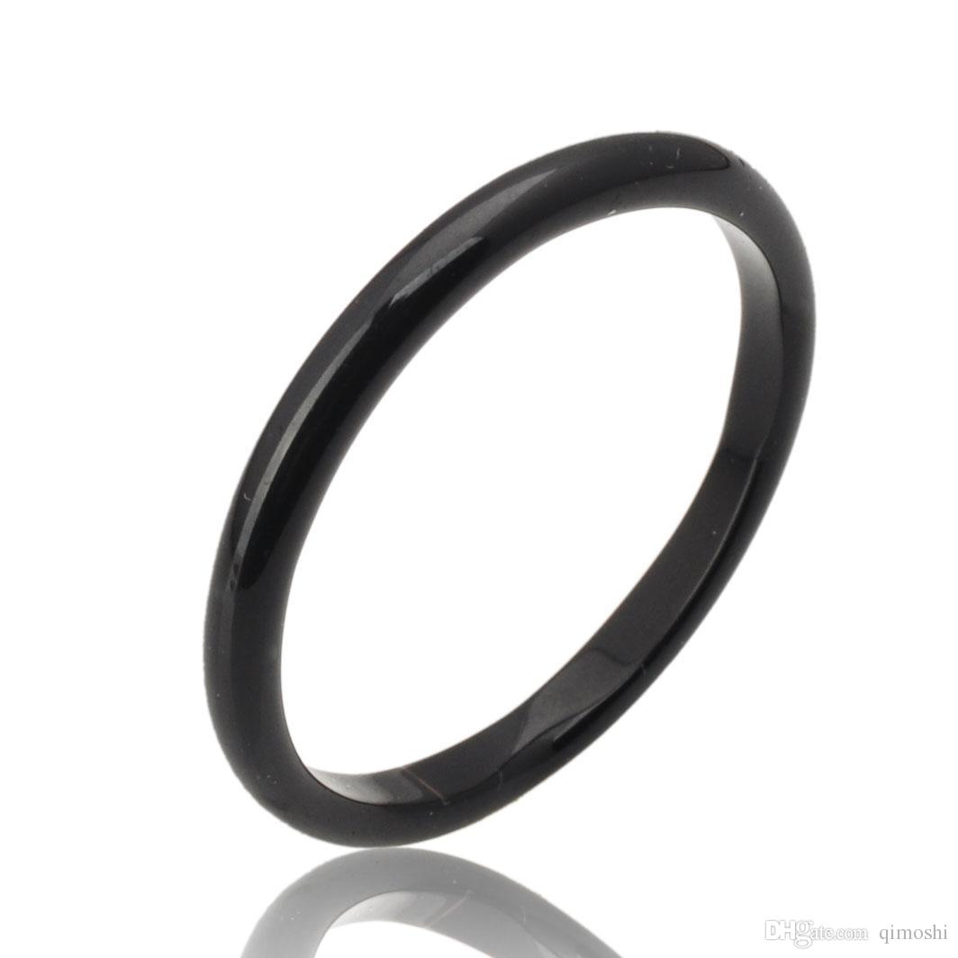 Fashion Hot Sale high quality Natural black Agate jade Crystal gemstone jewelry engagement wedding rings for women and men Love gifts