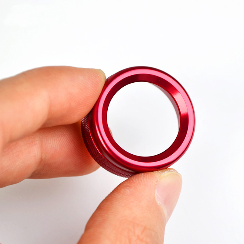 Car Styling Air Conditioning Knobs Audio Circle Trim Cover Ring For BMW 1 2 3 4 5 6 7 Series GT X1 X5 X6 F30 F32 F34 F10 F15 F45 F01 E70 E71