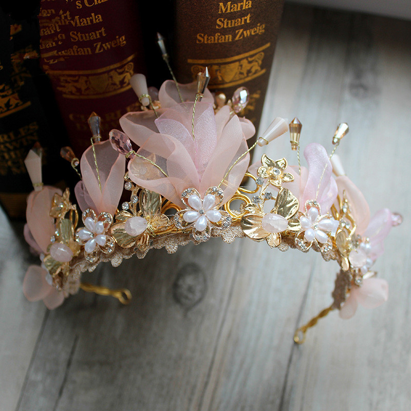 flower princess dress tiara crown with wedding crowns tiaras bridal headpieces for wedding headdress accessories performance crowns