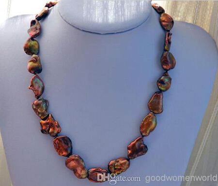 Best Buy Pearls Jewelry 11-14MM natural south sea Baroque Golden brown pearls necklace 20inch 14k
Best Buy Pearls Jewelry 11-14MM natural south sea Baroque Golden brown pearls necklace 20inch 14k