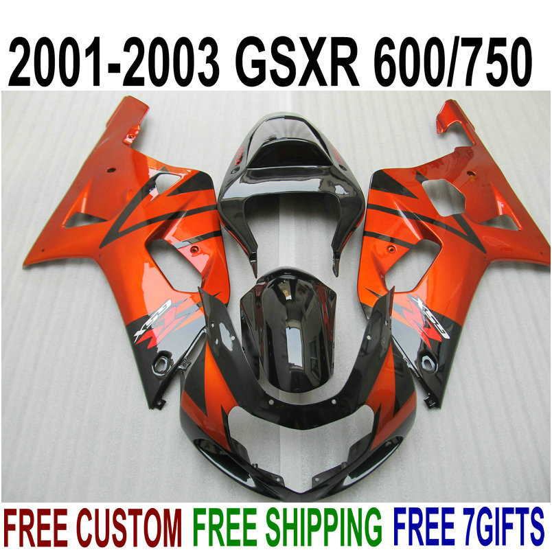 New aftermarket parts for SUZUKI GSX-R600 GSX-R750 2001-2003 K1 ABS fairing kit GSXR 600 750 brown black fairings set 01-03 RA68, Same as the picture shows
New aftermarket parts for SUZUKI GSX-R600 GSX-R750 2001-2003 K1 ABS fairing kit GSXR 600 750 brown black fairings set 01-03 RA68, Same as the picture shows