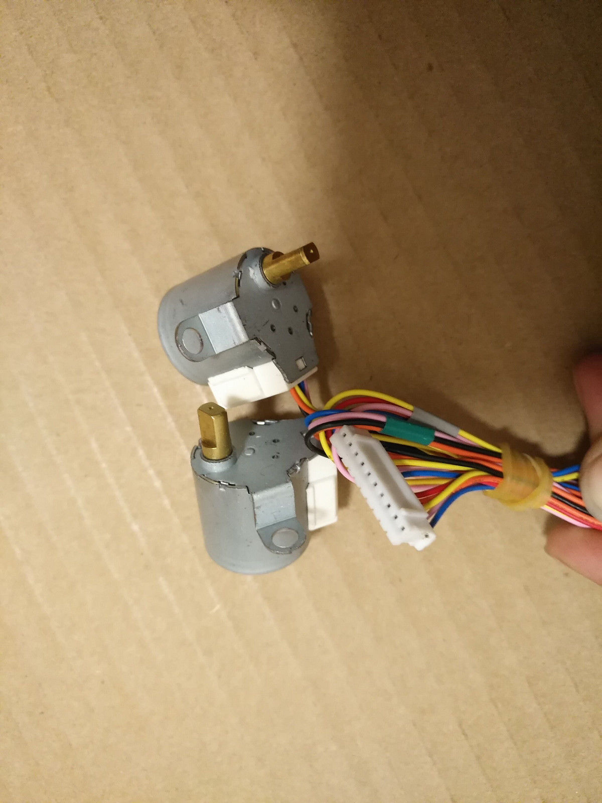 1 Pair 20BYJ46 Original 12V Dual Synchronous Stepper Motor for Airconditioner