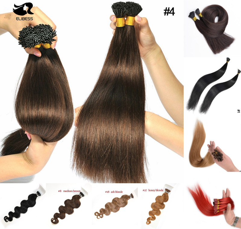 top quality 30inch natural color i tip in hair extensions straight remy brazilian virgin hair human hair 1g s200s lot