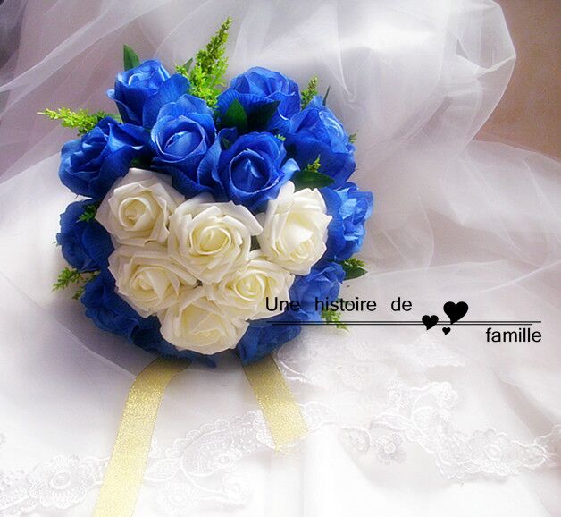 2016 Beautiful Wedding Bouquet Flowers Hand Made Bridal Bouquet High Quality Flowers Garden Church Beach Wedding