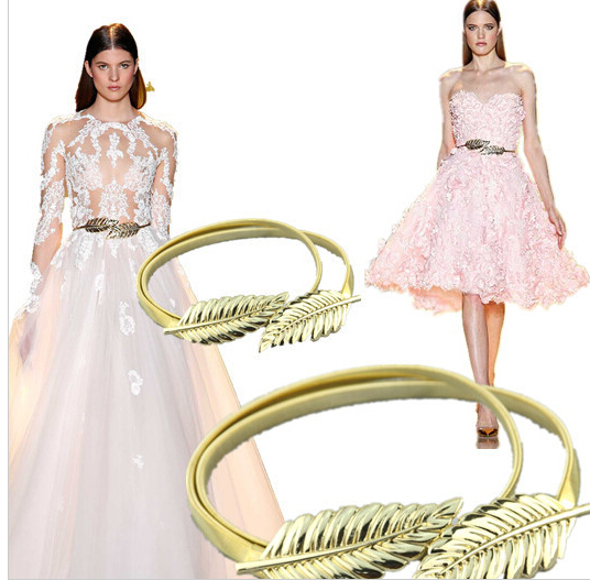 Cheap High Quality In Stock Adjustable Zuhair Murad Matching Gold/Silver leaves Belts For Wedding dresses Belt Bridal Sashes Free Shiping
Cheap High Quality In Stock Adjustable Zuhair Murad Matching Gold/Silver leaves Belts For Wedding dresses Belt Bridal Sashes Free Shiping