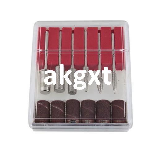 Nail Art Kits Details about Electric Pedicure Nail art Acrylic Machine Drill Pen Metal Engraving Tool Set G9#E701