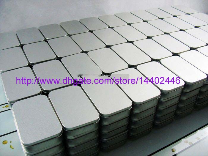 50pcs Tin Container Storage Box Metal rectangle for beads business card candy herbs Case 9.4cm x 5.9cm x 2.1cm Sliver
50pcs Tin Container Storage Box Metal rectangle for beads business card candy herbs Case 9.4cm x 5.9cm x 2.1cm Sliver