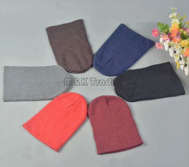 Wigwam Acrylic Ribbed Watchcap Beanie Hat Knitted 6 Colors Soft Resilient Fashion Skull Caps 20PCS Free Ship