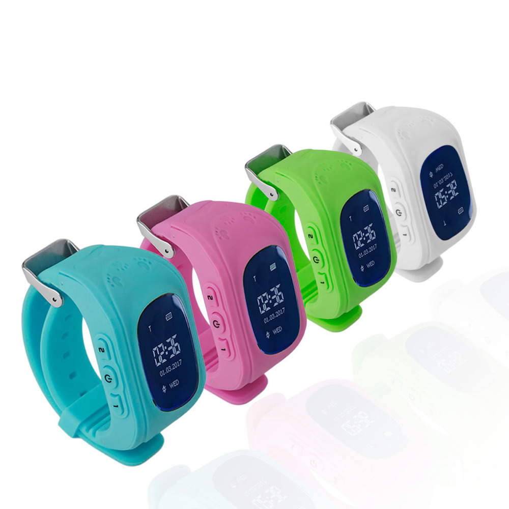 Professional Q50 OLED Display Children Kids Smart Wrist Watch GPS Tracker Locator Anti-Lost Waterproof Smart Watch Drop Shipping