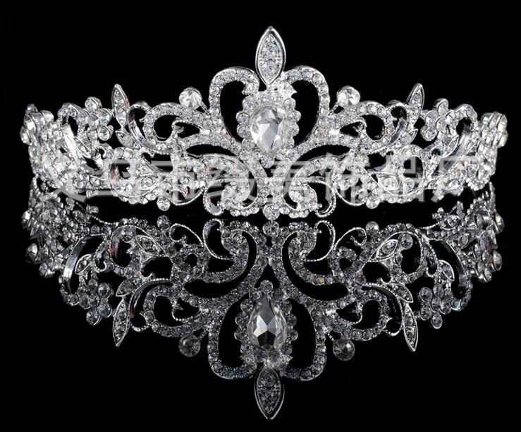 birdal crowns New Headbands Hair Bands Headpieces Bridal Wedding Jewelries Accessories Silver Crystals Rhinestone Pearls HT06