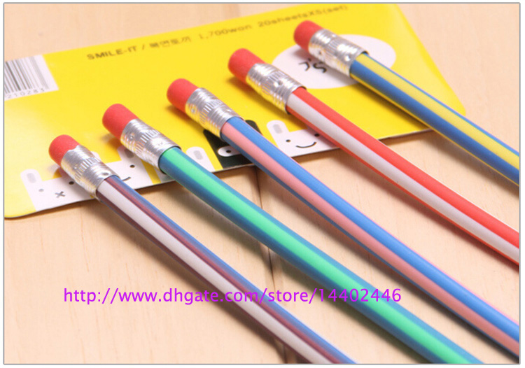 300pcs a lot Creative Stationery Magic Soft Pencil Flexible Plastic Pencil Easily Bend Pencil Twist Rubber Candy Colour, Free Shipping
300pcs a lot Creative Stationery Magic Soft Pencil Flexible Plastic Pencil Easily Bend Pencil Twist Rubber Candy Colour, Free Shipping