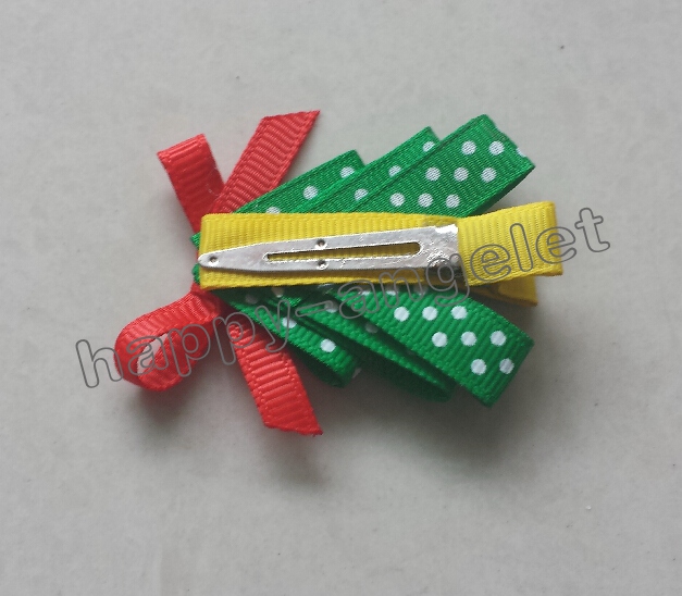 50pcs 2" Christmas tree hair clip bow accessories kids bows flower baby girls headband flower bows renda Bowknot baby hair clips HD3270