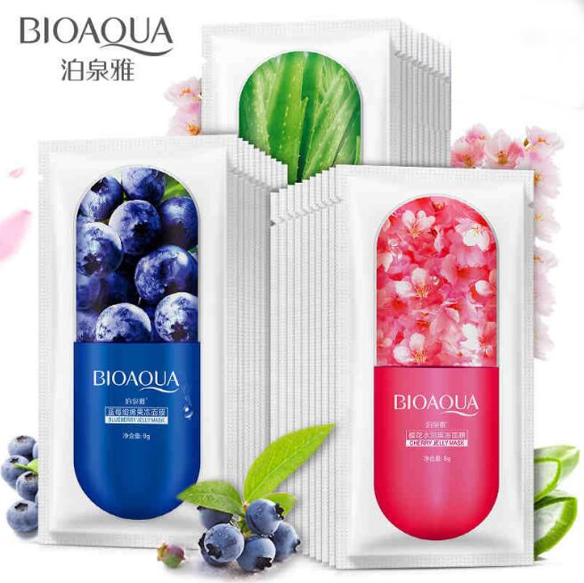 BIOAQUA Jelly Mask Face Care Aloe Blueberry Cherry Blossom Three types optional Moisturizing sleep jelly Facial Mask
BIOAQUA Jelly Mask Face Care Aloe Blueberry Cherry Blossom Three types optional Moisturizing sleep jelly Facial Mask
