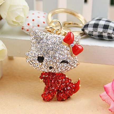 Fashion Key ring holder,Smile Cat Keychain,Purse/handbag Charms, women Gift Real Gold Plated Alloy Keyring,free shipping
Fashion Key ring holder,Smile Cat Keychain,Purse/handbag Charms, women Gift Real Gold Plated Alloy Keyring,free shipping