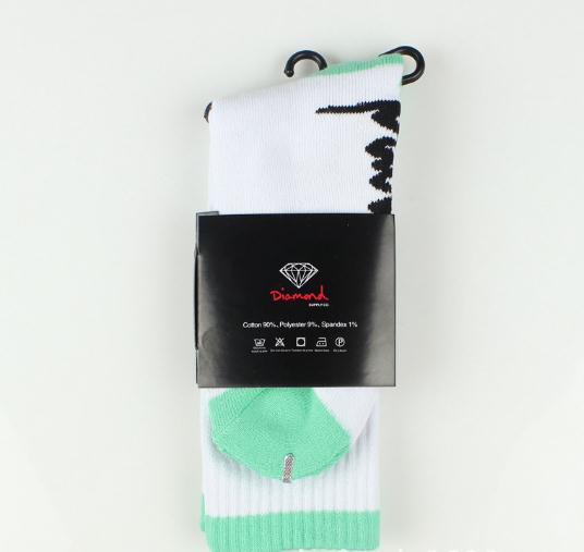 DIAMOND terry socks thicken stockings Athletic men women basketball football skateboard sports cotton high help sock drop shipping 20pcs