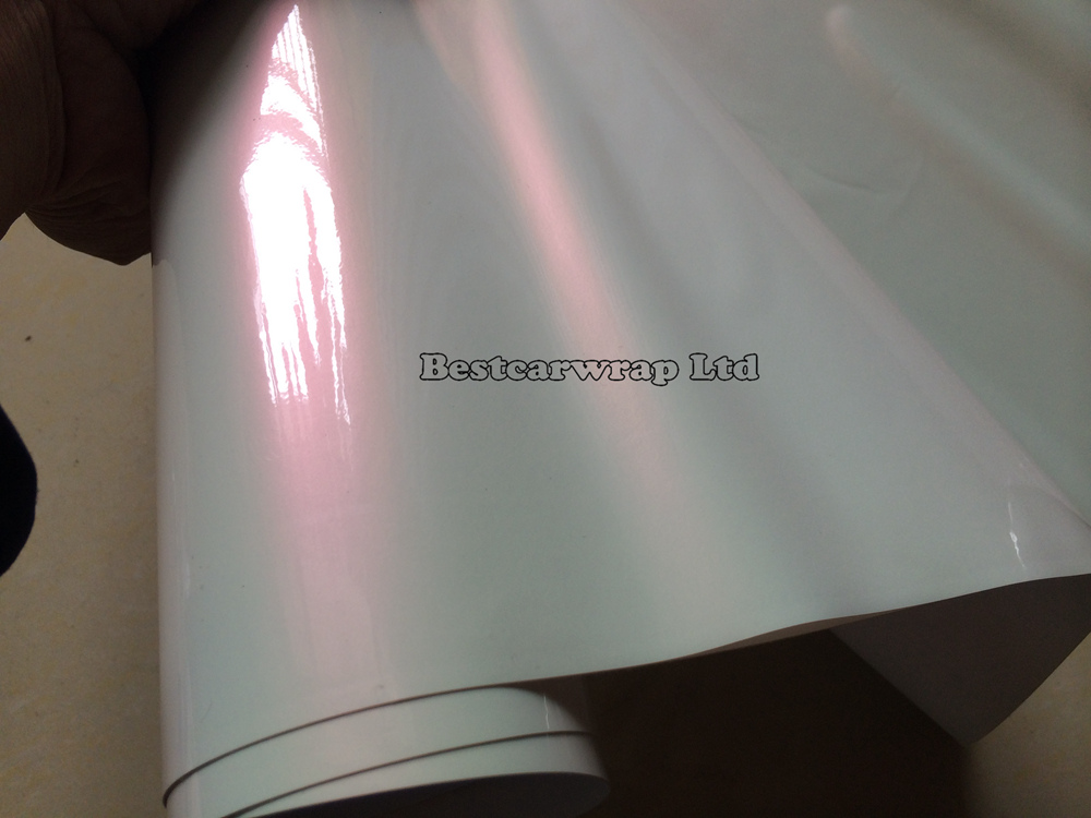 Pearl Glossy Chameelon Vinyl For Car wrapping Film with Bubble Free For Car Stickers FedEx FREE SHIPPING Size: 1.52*20m/Roll