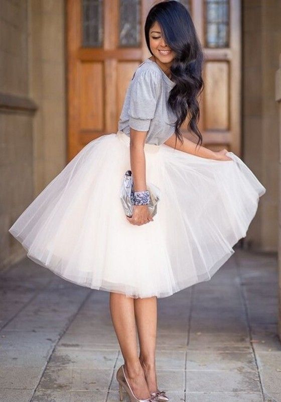 Ivory Tutu Tulle Skirt Bridesmaid Dress For Women New Fashion knee Length Skirts 2016 Vestidos de Novia Wedding Bridesmaid Party Gowns
Ivory Tutu Tulle Skirt Bridesmaid Dress For Women New Fashion knee Length Skirts 2016 Vestidos de Novia Wedding Bridesmaid Party Gowns