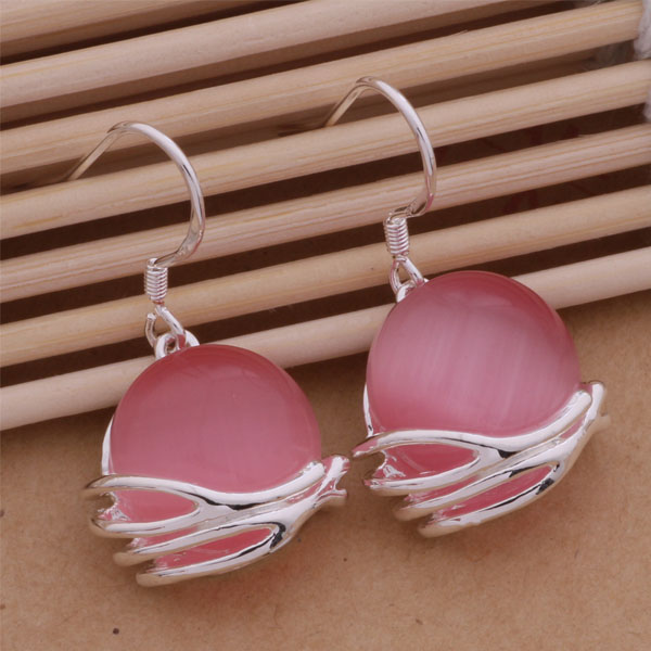 Fashion (Jewelry Manufacturer) 20 pcs a lot Wrapped white pink gem earrings 925 sterling silver jewelry factory price Fashion Shine Earrings
Fashion (Jewelry Manufacturer) 20 pcs a lot Wrapped white pink gem earrings 925 sterling silver jewelry factory price Fashion Shine Earrings