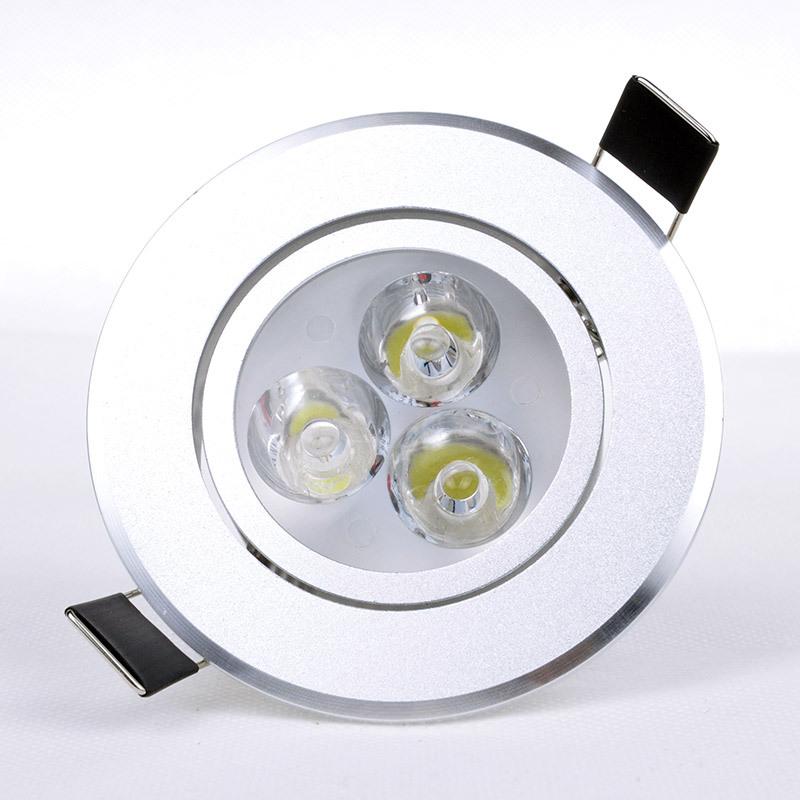 3W 110V 220V LED Ceiling Downlight Non Dimmable LED Downlight Warm/Cool White LED Ceiling Lamp Home Indoor Lighting