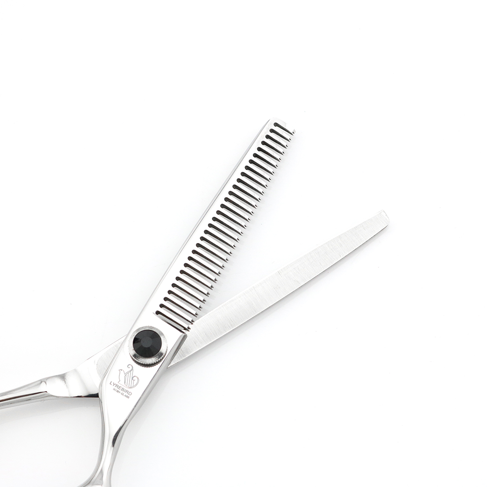 Lyrebird HIGH CLASS hair scissors 6 INCH Japan Hairdressing scissors Professional hair scissors high quality Black stone