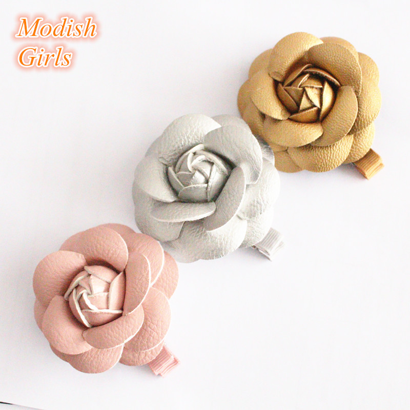 Artificial Leather Flower Design Gold Hair Accessories Kids Barrettes Famous Pink Rose Floral Hair Clips PU Leather Hairpins, Silver
Artificial Leather Flower Design Gold Hair Accessories Kids Barrettes Famous Pink Rose Floral Hair Clips PU Leather Hairpins, Silver