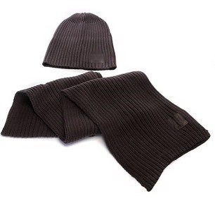 Wholesale-The latest style hat scarf for men and women suits two-piece
