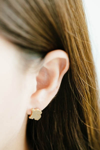30Pairs Tiny Elephant Stud Earrings Fashion Design Cute Baby Elephant Earring Studs Kids Animal Jewelry for Women