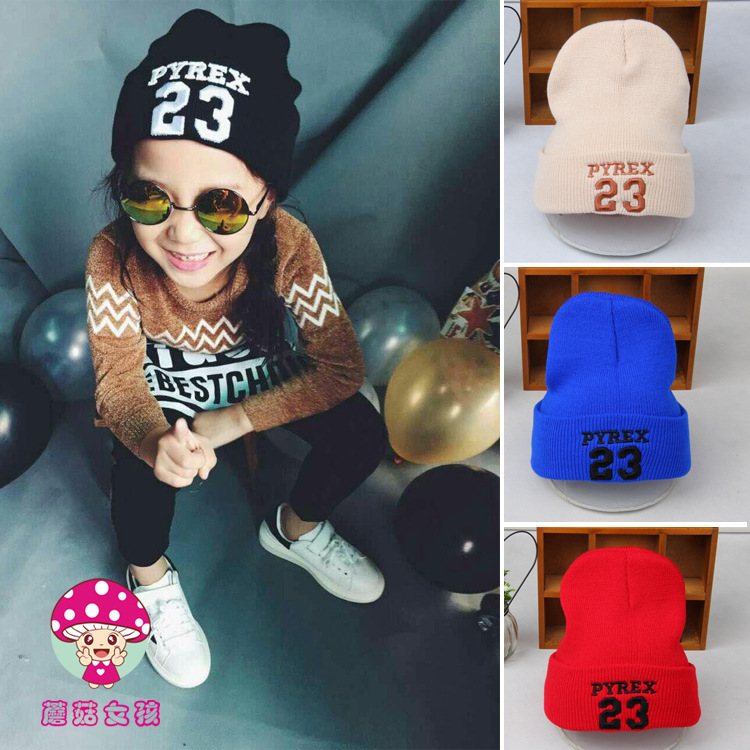 Wholesale-2015 New Autumn winter 23 letter embroidery knitting hat childrens warm wool hat boy/girl personality fashion hat Free shipping, Beige
Wholesale-2015 New Autumn winter 23 letter embroidery knitting hat childrens warm wool hat boy/girl personality fashion hat Free shipping, Beige