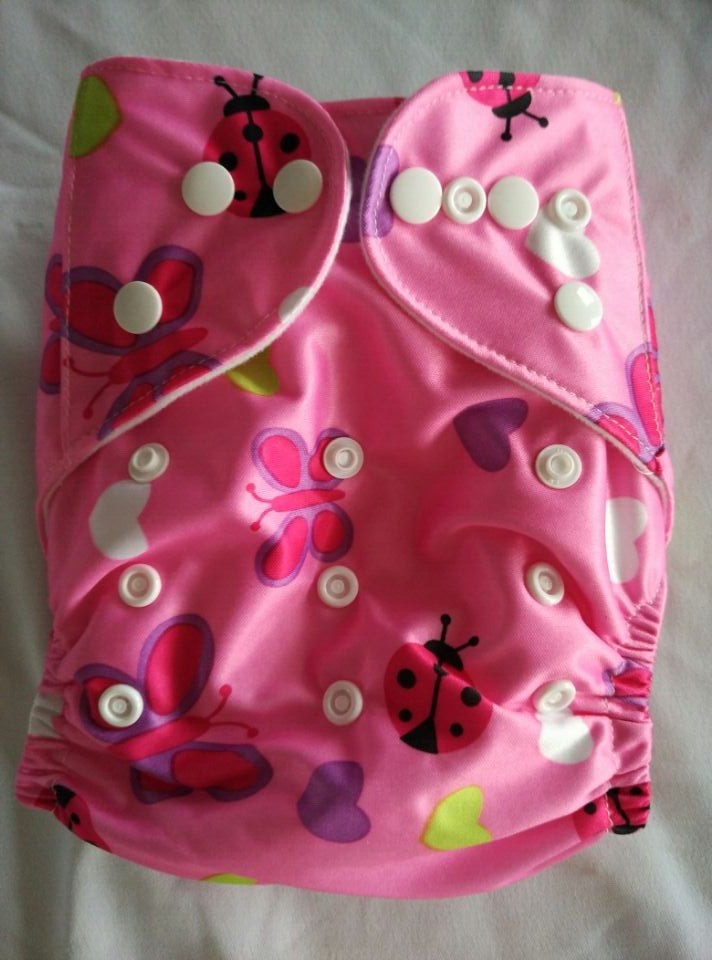 2016 hot sale Wholesale 10pcs Cartoon Baby Diapers Nappies without Inserts Double Row Snaps Prints baby Diapers