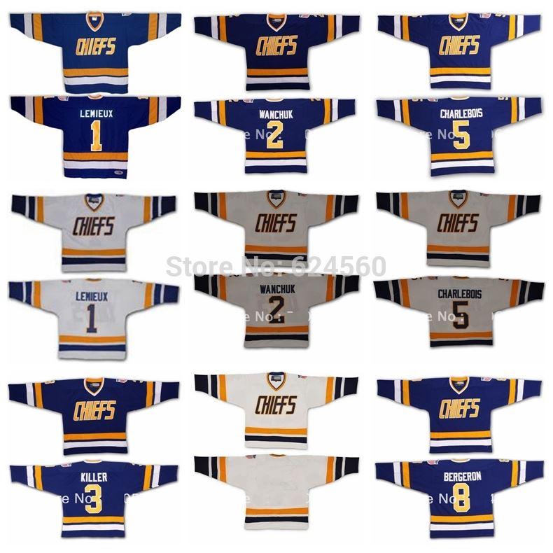 2016 New, custom HANSON brother Charlestown JERSEY Denis LEMIEUX/Morris WANCHUK/Dave Carlson KILLER/Billy CHARLEBOIS/Andre BERGERON je, Black;red
2016 New, custom HANSON brother Charlestown JERSEY Denis LEMIEUX/Morris WANCHUK/Dave Carlson KILLER/Billy CHARLEBOIS/Andre BERGERON je, Black;red