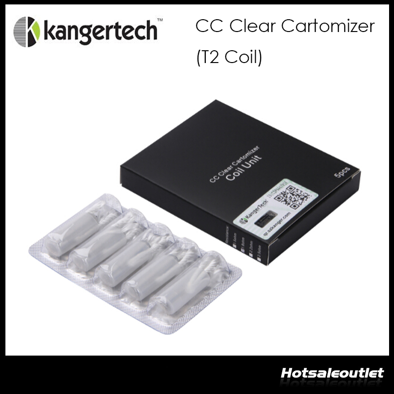 Huge Stock Now!Original Kanger T2 Replacement Coils for T2 CC Clearomizer With Long Wick 1.8ohm/2.2ohm/2.5ohm/2.8ohm
Huge Stock Now!Original Kanger T2 Replacement Coils for T2 CC Clearomizer With Long Wick 1.8ohm/2.2ohm/2.5ohm/2.8ohm