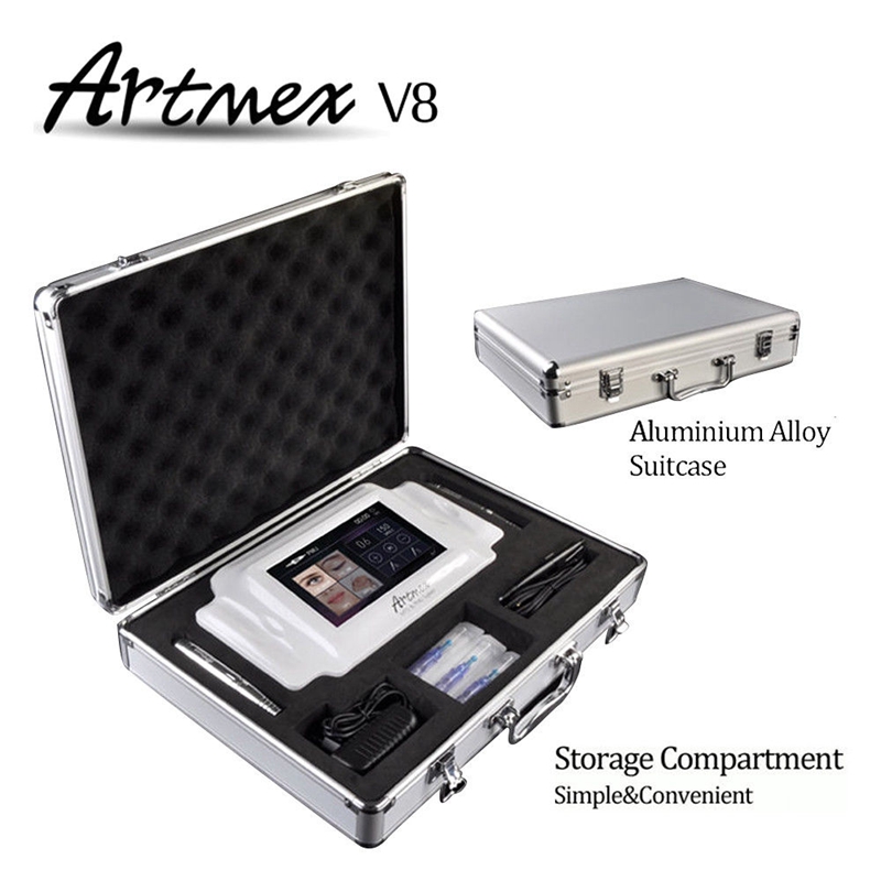 High Quality!!! Artmex V8 Digital Permanent Makeup Tattoo Art Machine Eyes Rotary Pen MTS PMU System Touch Screen Skin Beauty
High Quality!!! Artmex V8 Digital Permanent Makeup Tattoo Art Machine Eyes Rotary Pen MTS PMU System Touch Screen Skin Beauty