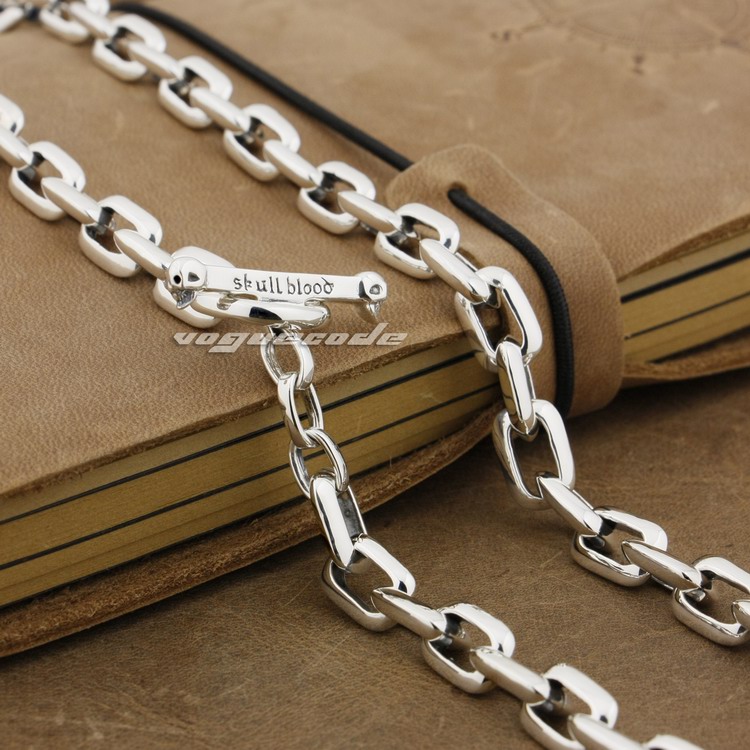 925 Sterling Silver Mens Biker Rocker Necklace 8W007N Punk Jewelry Free Shipping Customize length Unique Gift
925 Sterling Silver Mens Biker Rocker Necklace 8W007N Punk Jewelry Free Shipping Customize length Unique Gift