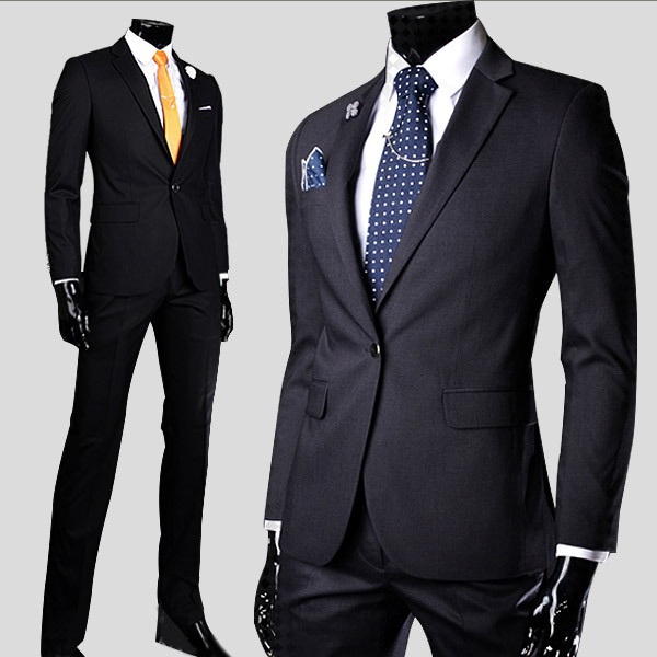 Wholesale-Size M-3XL Denim Business Formal Mens Suits Blazer Groom Tuxedos Best Man Suit Wedding Groomsman Jackets trousers not included