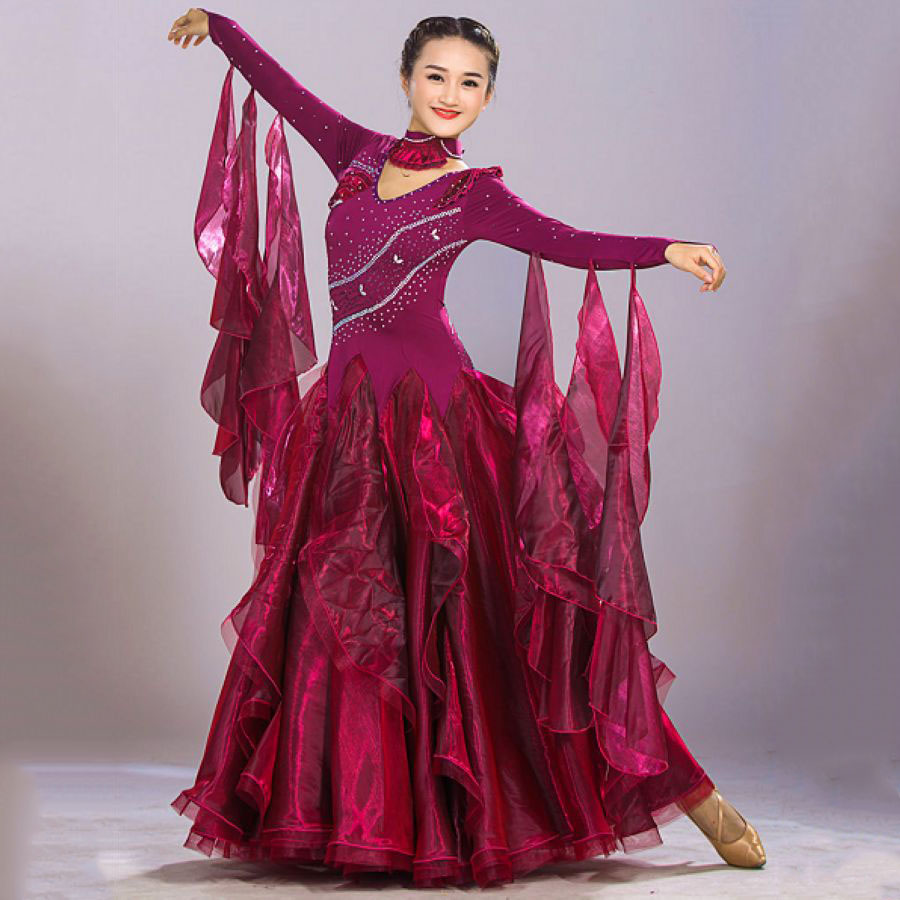 NEW Standard Ballroom Dress Standard Dance Dresses Dance Competition Dress 5 Colors D0269 Big Hem Sleeve Tassels, Ocean blue
NEW Standard Ballroom Dress Standard Dance Dresses Dance Competition Dress 5 Colors D0269 Big Hem Sleeve Tassels, Ocean blue