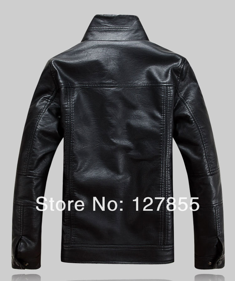 Fall-Free shipping NEW winter mens fur collar genuine sheepskin leather jacket , Big yards warm leather coat parka 4XL,5XL