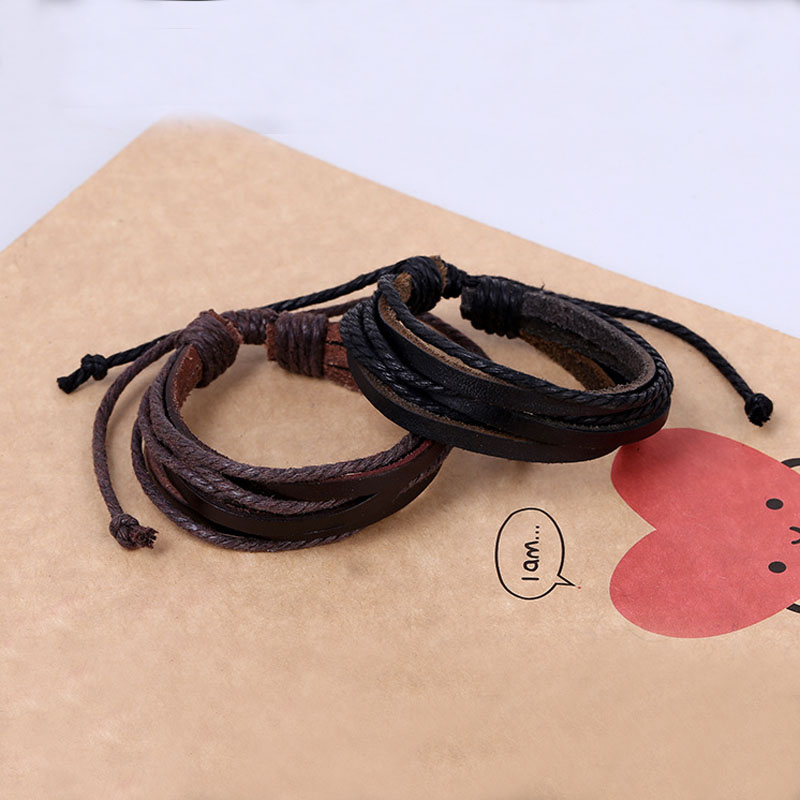 Leather Wrap Multilayer Bracelets Adjust Braided Bracelet Bangle cuff women men fashion jewelry Will and Sandy
Leather Wrap Multilayer Bracelets Adjust Braided Bracelet Bangle cuff women men fashion jewelry Will and Sandy