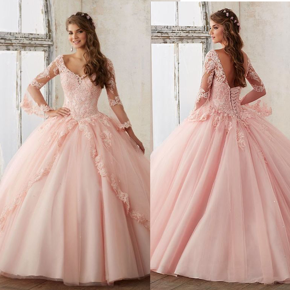 New Quinceanera Pageant Ball Gown Long-sleeve dress Prom Party dresses Pink Tulle Applique lace Sexy 16 Dresses, White
New Quinceanera Pageant Ball Gown Long-sleeve dress Prom Party dresses Pink Tulle Applique lace Sexy 16 Dresses, White