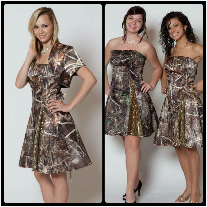 2016 Strapless Short Bridesmaid Dresses With Jacket Sequins Knee Length Backless Short Wedding Party Dresses Country Camo Prom Dresses
2016 Strapless Short Bridesmaid Dresses With Jacket Sequins Knee Length Backless Short Wedding Party Dresses Country Camo Prom Dresses