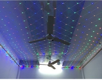 M*4 M 6 net lamp lights flash lamps waterproof Nets wedding background decorative curtains lights Christmas lights s